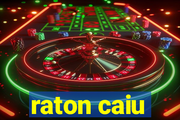 raton caiu